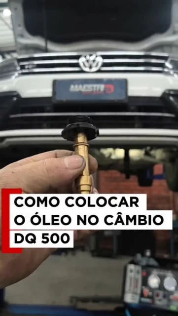 Publicação da Maestri mostrando ferramenta e componente do câmbio DQ500